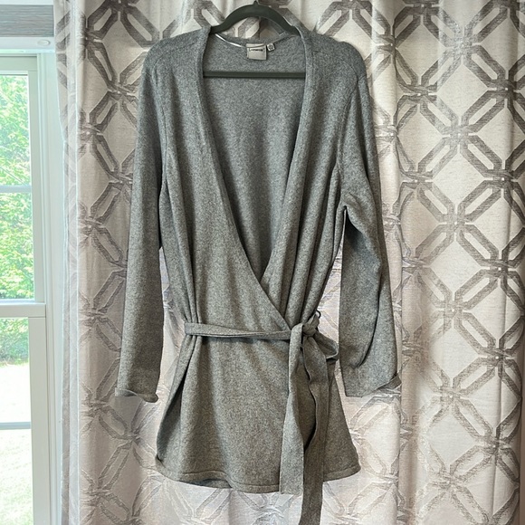Junarose Sweaters - JunaRose Gray Wrap Sweater- 2X